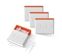 metgoods Flosser Dispenser Dental Floss Case with Mirror, Professional Toothpicks Sticks with Travel Case Floss Picks, Dental Picks for Teeth Cleaning, 72 Count （4 PCS Family Pack）