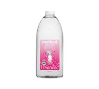 Method Antibacterial Spray Refill, All Purpose Cleaner, Powerful Formula Kills 99.9% of Bacteria, Wild Rhubarb Scent, 1 x 2L