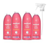 Method All Purpose Cleaner Spray, Pink Grapefruit, Cuts Grease, Pack 4