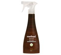 Method Wood Polish Spray, Wood Cleaner with Moisturising Oil, Gently Cleans and Shines, Almond Natural Scent, Pack of 1, 354ml