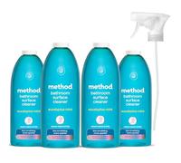 Method Bathroom Cleaner Spray, Eucalyptus Mint, Pack of 4, 828ml