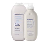 Method Body Wash (18oz) and Lotion (14oz) Gift Set Simply Nourish