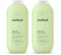Method Body Wash, Daily Zen, Shower Gel, Vibrant Cucumber, Seaweed and Green Tea Scent, Pack of 2, 532ml
