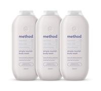 Method Body Wash, Simply Nourish, Shower Gel, Coconut, Rice Milk And Shea Butter Scent, Pack of 3, 3 X 532ml