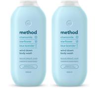 Method Body Wash, Wind Down, Shower Gel, Chamomile, Starflower and Blue Lavender Scent, Pack of 2, 532ml