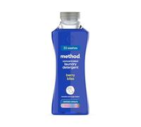 method Concentrated Laundry Detergent, Washing Liquid Fresh Berry Scent, 1 x 33 Washes, 1 x 990ml