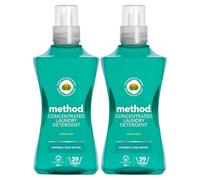 Method Concentrated Laundry Detergent, Washing Liquid Fresh Orchard Fruit Scent, 2 x 39 Washes, 2 x 1.56L