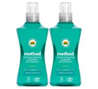 Method Concentrated Laundry Detergent, Washing Liquid Fresh Orchard Fruit Scent, 2 x 39 Washes, 2 x 1.56L