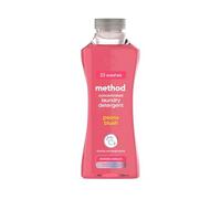 method Concentrated Laundry Detergent, Washing Liquid Fresh Peony Blush Scent,1 x 33 Washes, 1x 990ml