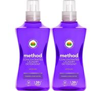 Method Laundry Detergent Concentrated Wild Lavender, 2 x 39 Washes (Pack of 2)