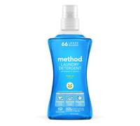 Method Liquid Laundry Detergent Fresh Air 66 Loads Per Bottle Biodegradable Formula Plant-Based Stain Remover 53.5 Fl Oz (Pack of 1)