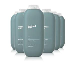 Method Mens Body Wash, Sea + Surf, 6 Count