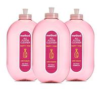 Method Multipurpose, All Floor Cleaner, Gently Cleans and Shines, Fresh Wild Rhubarb Scent, Pack of 3, 3 x 739ml