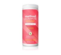 METHOD Pink Grapefruit All Purpose Cleaning Wipes Multi-Surface Compostable 30 Count (Pack of 1)