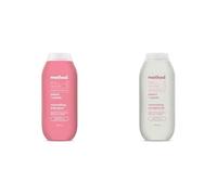 Method Pure Peace Regime Kit : Pure Peace Shampoo (1x 350ml), Conditionner (1x 350ml) and Body Wash (532 ml) Peony, Rose Water & Quinoa Protein Scent, Sulphate-Free