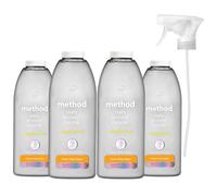 Method Shower Cleaner Spray, Cleans without Having to Rinse, Surface Cleaner, Passion Fruit Scent, Pack of 4, 4 x 828ml