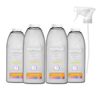 Method Shower Cleaner Spray, Cleans without Having to Rinse, Surface Cleaner, Passion Fruit Scent, Pack of 4, 4 x 828ml