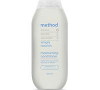 Method Moisturising Conditioner, Simply Nourish, Coconut, Rice Milk & Shea Butter Scent, Sulphate-Free, 350ml