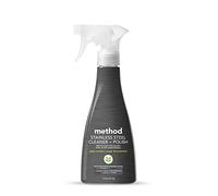 Method Stainless Steel Cleaner + Polish, Apple Orchard, Cleans Fingerprints and Smudges, 14 FL Oz (Pack of 1)