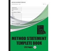 Method Statement Template Book: Complete Site Manager's Log with 7 Essential Safety Forms