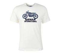 Method T-Shirt with Motorcycle Graphic - male - Barbour - T-Shirts - White - XL - Tops XL