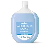 Method Washing Up Liquid Refill, Coconut Water, Cuts Grease, 1L