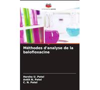 Méthodes d'analyse de la balofloxacine