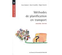 Méthodes de planification en transport: Deuxième édition: 0000