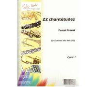 Méthodes et pédagogie ROBERT MARTIN PROUST P. - 22 CHANTETUDES FOR SAXOPHONE Saxophone