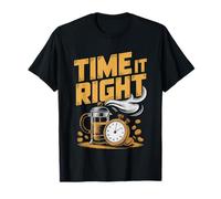 Methodical French Press Brewer Who Times Every Single Steep T-Shirt