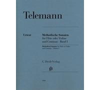 Methodical Sonatas Volume 1 flute or violin and basso continuo Telemann G. Henle