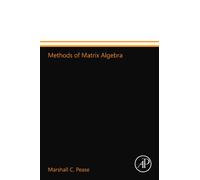 Methods of Matrix Algebra