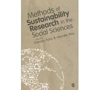 Methods of Sustainability Research in the Social Sciences