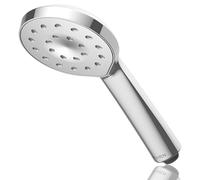 Methven Kiri Mk2 Satinjet Energy Saving 8L/Min Shower Head Chrome Finish - For Any Pressure Systems Low Or High - Water Saving Eco Performance - KRHSCPUK, Silver
