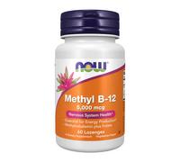 NOW Foods Methyl B-12 with Folic Acid, 5000mcg , 60 lozenges