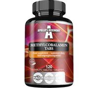 Methylcobalamin B12 100 mcg- 120 Vegan Tablets | 480 Servings - Energy Metabolism & Immune Support - by Apollo's Hegemony