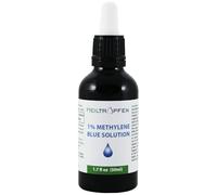 Methylene Blue 1% Solution 1.7 Fl Oz - 50 ml | Ultra High Purity | USP Pharma Grade Ingredients - Third-Party Tested | Formaldehyde Free | Glass Bottle | Heiltropfen®