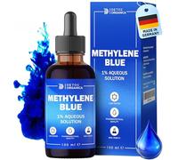 Methylene Blue 1% Solution 100 ml (3.4 Fl. Oz.) - Methylene Blue Pharmaceutical Grade - Aqueous Solution - Liquid with Droplet - Third Party Tested - Elabaorated in Germany