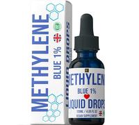 Methylene Blue 1% Solution Drops 120 ml | Highest Purity 99.99% | USP Pharma Grade Ingredients | High Strength Methylene Supplement | Formaldehyde Free | Multiminerals | Glass Bottle | UK Company