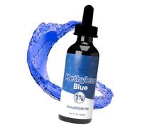 Methylene Blue Drops with Dropper, Improve Concentration and Enhance Memory, High Purity, 60 ML (1)