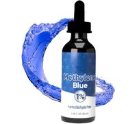 Methylene Blue Drops with Dropper, Improve Concentration and Enhance Memory, High Purity, Natural Plant Extract, Alleviate Painful (1 Pcs)
