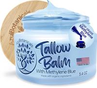 Methylene Blue Infused Whipped Grass Fed Beef Tallow Balm, Anti-Aging, Moisturizer, Stretchmarks, Rosacea, Psoriasis, Eczema, Acne, All skin types, (3.4 oz)