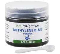 Methylene Blue Powder 0.88 Oz - 25 g | Ultra High Purity | USP Pharma Grade Ingredients - Third-Party Tested | Formaldehyde Free | incl. Spoon | Heiltropfen®