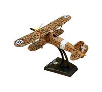 MetieFasia 1:72 Scale Model Airplane, Simulated Fighter Jet, Decorative Object, Souvenir, Ornament, Propeller Plane with Stand.
