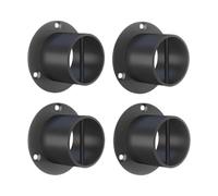 MetieFasia 4Pcs 2inch Rope End Snaps Ropes End Cap Hemp Fencing Stainless Steel with Cross Screw Deck Railing Securing Rail Support
