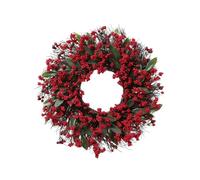 MetieFasia Artificial Christmas Wreath to Hang on The Door, Made of A Sturdy Polypropylene Structure and A Realistic Festive Design, Ideal, 50CM