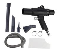MetieFasia Pneumatic Vacuum Cleaner Kit, 2-in-1 Compressed Air Duster, Cleaning Tool, Reliable Function Dust Blower for Dust Removal