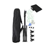MetieFasia Telescopic IV Bag Stand with Hooks for Nursing and Community Facilities