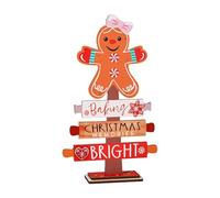 MetieFasia Wooden Christmas Tree Indoor Ornament Collectible Item Artistic Plaque Table Decoration for Art Lover Living Room Bedroom Office Gift, Multi, Style C