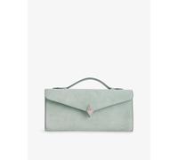 Métier Womens Métier Edge Suede Clutch Terra
